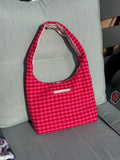 Gingham mini purse