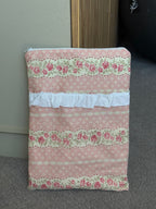 Pink floral computer case