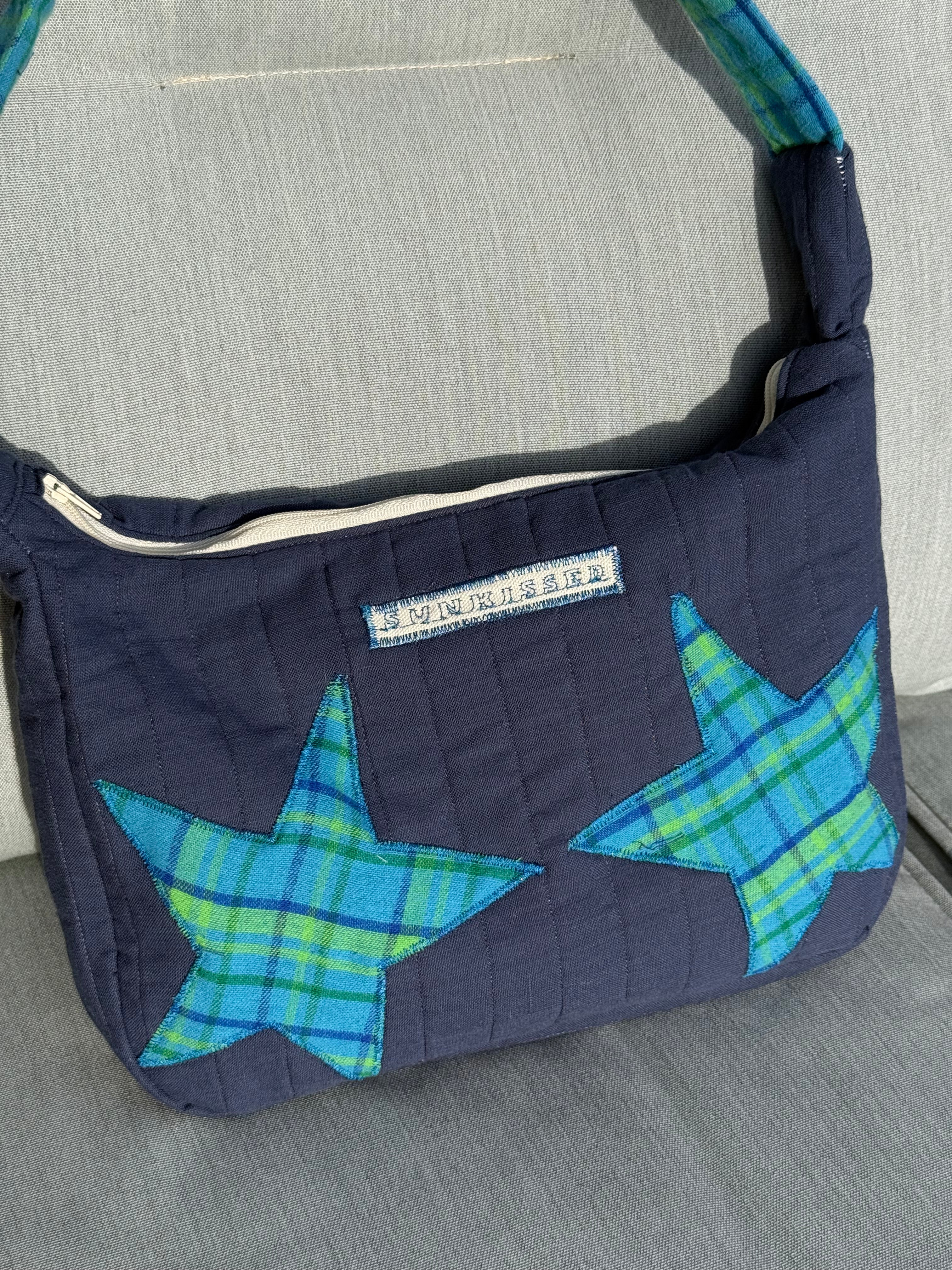 Star patchwork purse