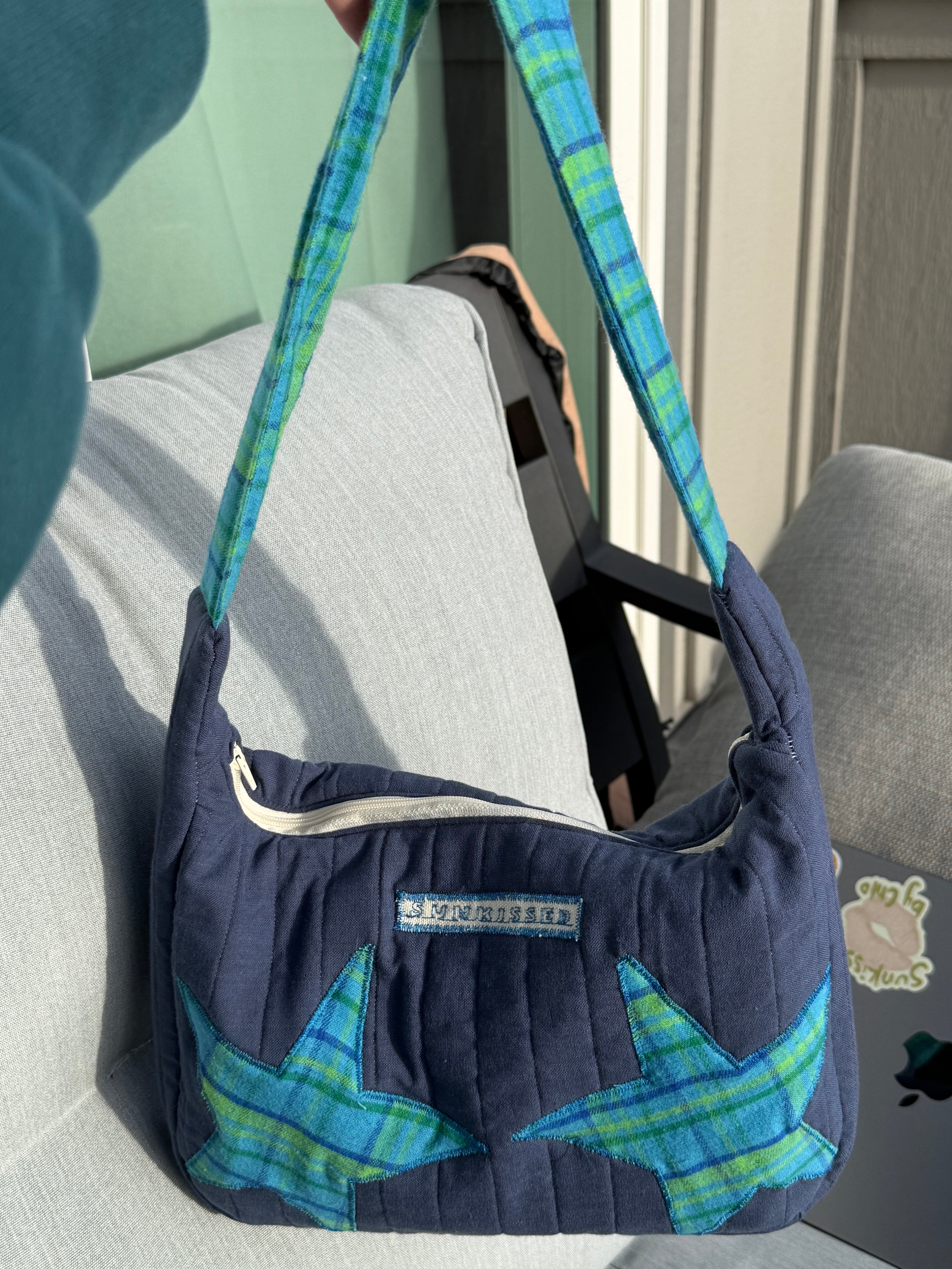 Star patchwork purse