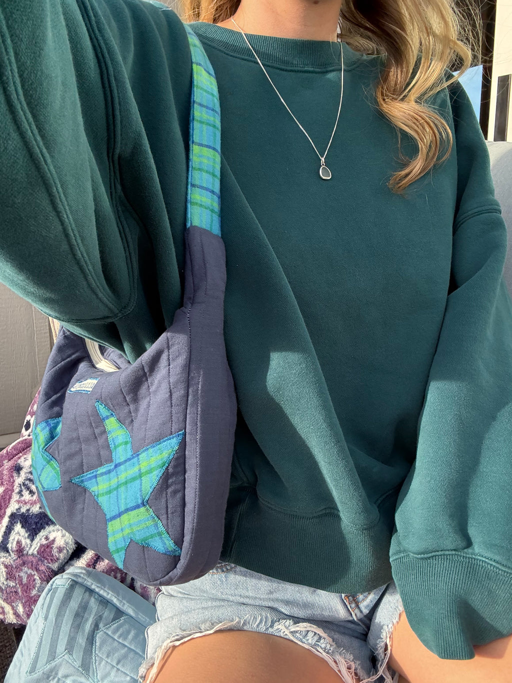 Star patchwork purse