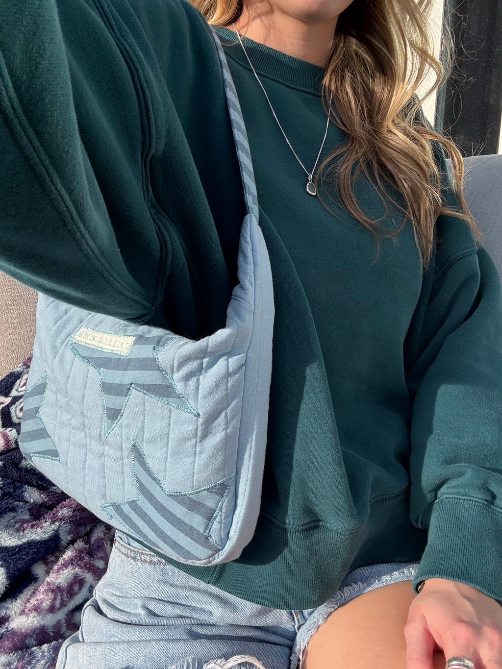 Star patchwork purse