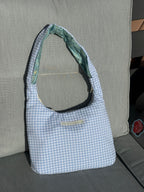 Gingham mini purse