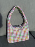 Gingham mini purse