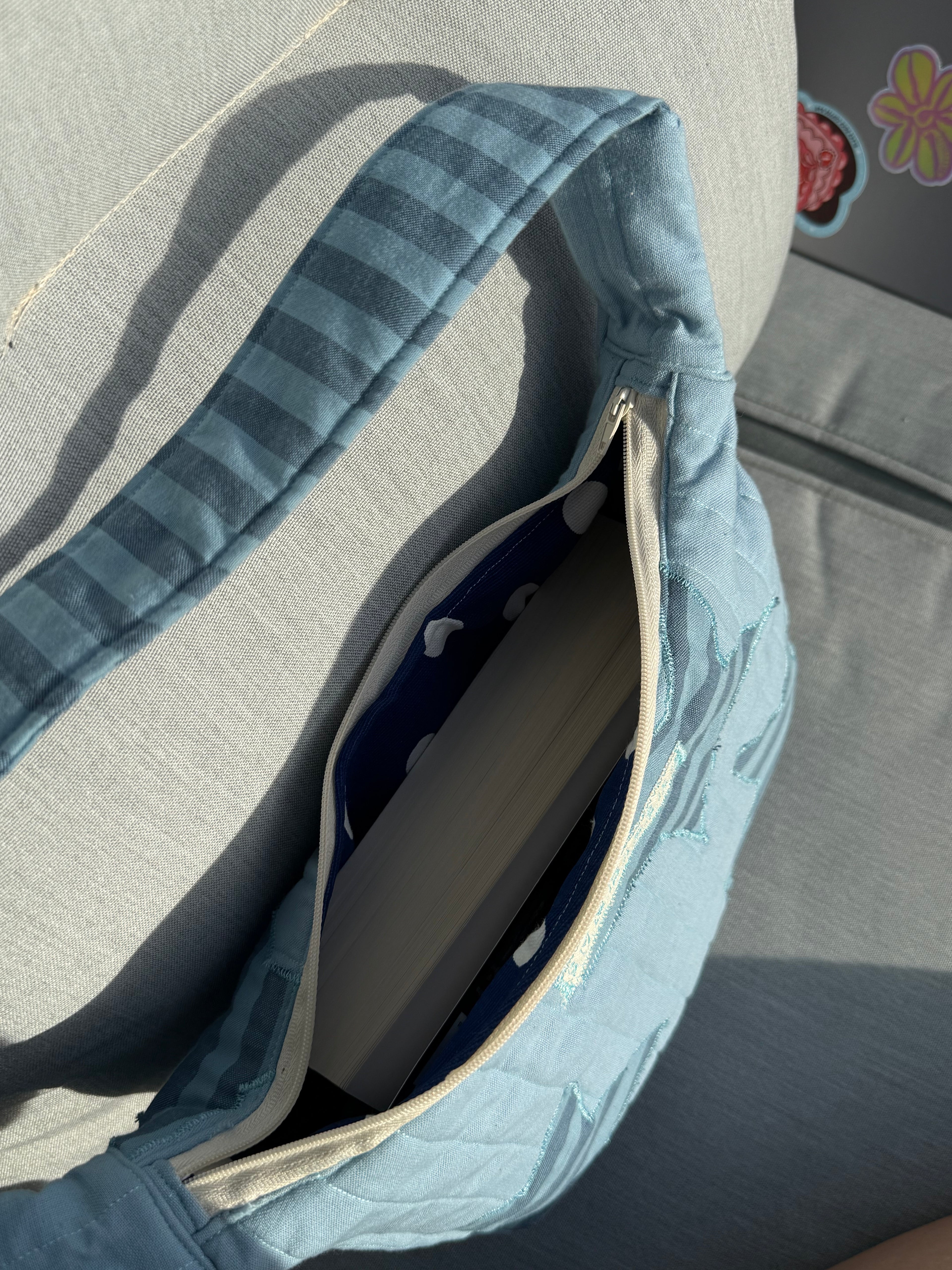 Star patchwork purse