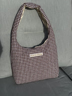 Gingham mini purse