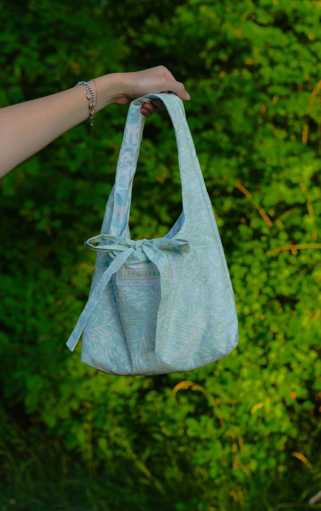 Blue Bow Bag